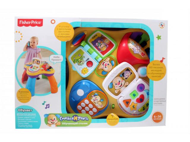 Детский развивающий столик fisher price